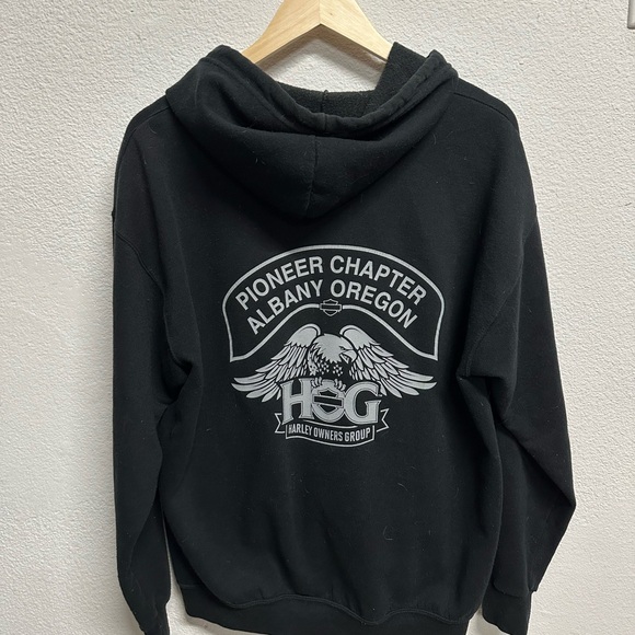Harley Davidson Hoodie with Logo - Picture 2 of 3